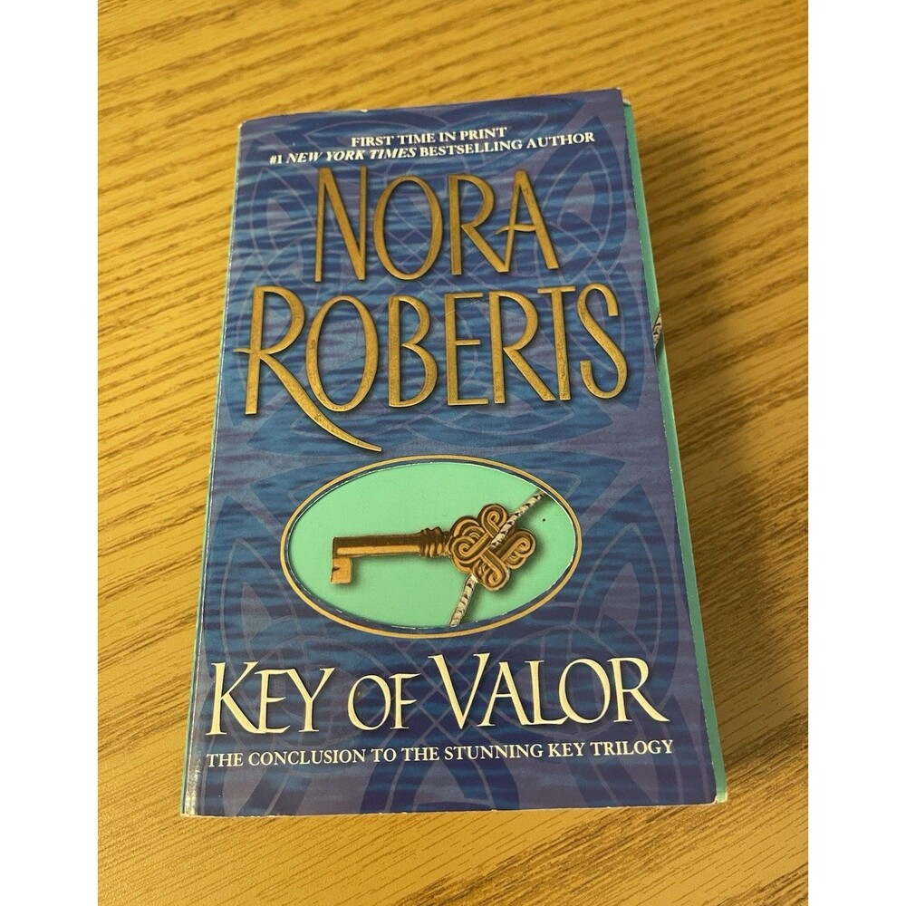 Nora Roberts Key of Valor (Key Trilogy Ser.) Paperback Romance Fiction - Berkley